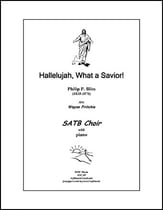 Hallelujah, What a Savior! SATB choral sheet music cover